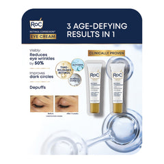 Crème contour des yeux RoC Retinol Correxion, soin léger pour le regard.
