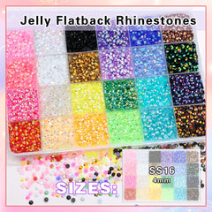 RODAKY 4mm nail rhinestones flatback ideal for precise nail art.