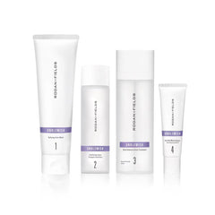 Rodan + Fields Unblemish cleanser bottle closeup for refreshed, clear-looking skin.