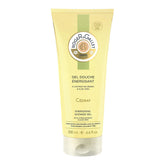Roger & Gallet Citron bottle pour reveals a crisp citrus scent for a refreshing shower.