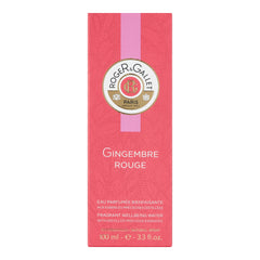 Roger & Gallet Ginger Red bottle top, spritz-ready packaging
