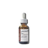 ROLANYIN caffeine solution eye serum bottle close-up for quick absorption