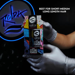 Rolda powder provides volume-boost at roots with matte finish