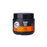 Rolda Power Strong Hold Gel bottle showcases bold, lasting shine for confident styling.