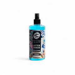 Rolda Urban After Shave Tonic bottle top close-up, cooling post-shave sensation.