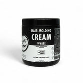 Rolda White Molding Hair Cream bottle shows premium hold for all day styling