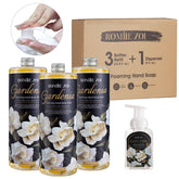 ROMIIE ZOI Gardenia foaming soap bottle with pump for smooth cleansing