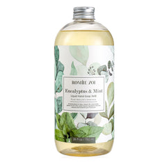 ROMIIE ZOI hand soap refill bottle with eucalyptus mint scent for refreshing handwashing