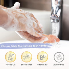 ROMIIE ZOI Gentle moisturizing formula keeps hands soft after washing.