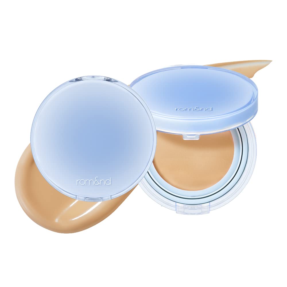 rom&nd Bare Water Cushion front packaging shows compact design for on-the-go hydration.