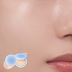 romnd Bare Water Cushion puff application demonstrating quick, comfortable coverage.