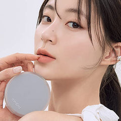 Rom&nd Nu Zero Cushion 03 Natural 21 skin swatch demonstrating true shade for even tone