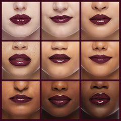 rom&nd Plum Coke lip look shows hydration and gloss under a mask test.