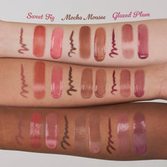 rom&nd Glasting Melting Balm application for soft, moisturized lips all day.