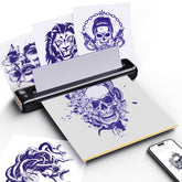 Rongta F81S portable tattoo stencil printer shown in compact form ideal for on-site work.