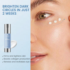 RONKIE Retinol Eye Cream tube closeup highlighting creamy texture ideal for hydration.