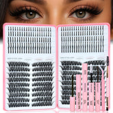 Rootoo lash clusters kit with spikes adds dense volume for a bold daytime look