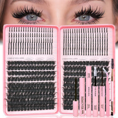 Rootoo lash clusters kit spikes offers fluffy, easy-to-apply lashes for daily looks.