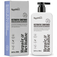RootStim Rosemary Conditioner bottle showing skincare for scalp care and lightweight hydration