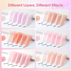 ROSALIND 26-color collection with base and top coats enables diverse manicure looks