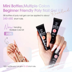 ROSALIND base and top coat provide a long-lasting glossy finish