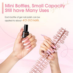 ROSALIND glossy top coat bottle highlights high-shine finish that lasts