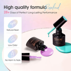 ROSALIND top coat bottle showing glossy and matte finishes