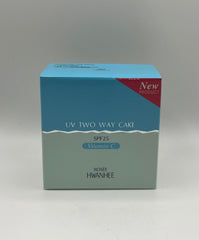 Rosee UV protection SPF25 on the two-way cake for daily protection.