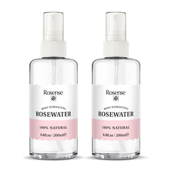 Rosense rosewater toner bottle, pure formula for refreshing skin