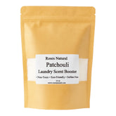 Roses Natural Patchouli In-Wash bottle front shows long-lasting earthy freshness.