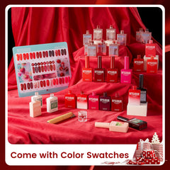 Rosiour glossy top coat provides radiant, durable shine.
