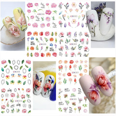 Rosymormor water-transfer decals allow quick at-home nail art.