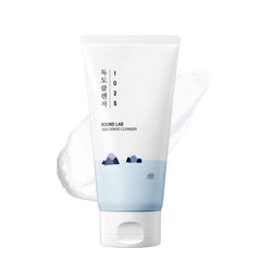 Round Lab 1025 Dokdo Cleanser bottle promoting gentle cleansing for sensitive skin.