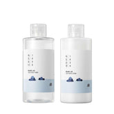 Round Lab 1025 Dokdo Toner bottle with hydrating watery formula.