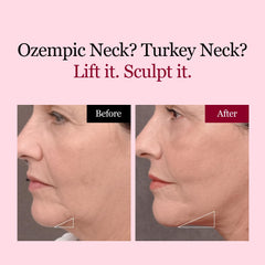 ROUND LAB Camellia Deep Collagen V lifting mask uses hydrogel texture for refreshing cooling.