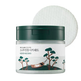 ROUND LAB Pine Calming Cica Pad used daily to soothe irritated skin.