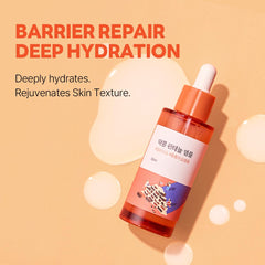 ROUND LAB Panthenol ampoule milky texture absorbs quickly for non-sticky finish