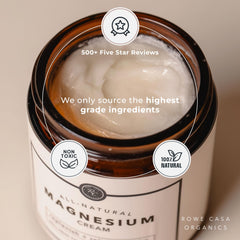Rowe Casa Organics raw shea butter texture shows nourishing consistency