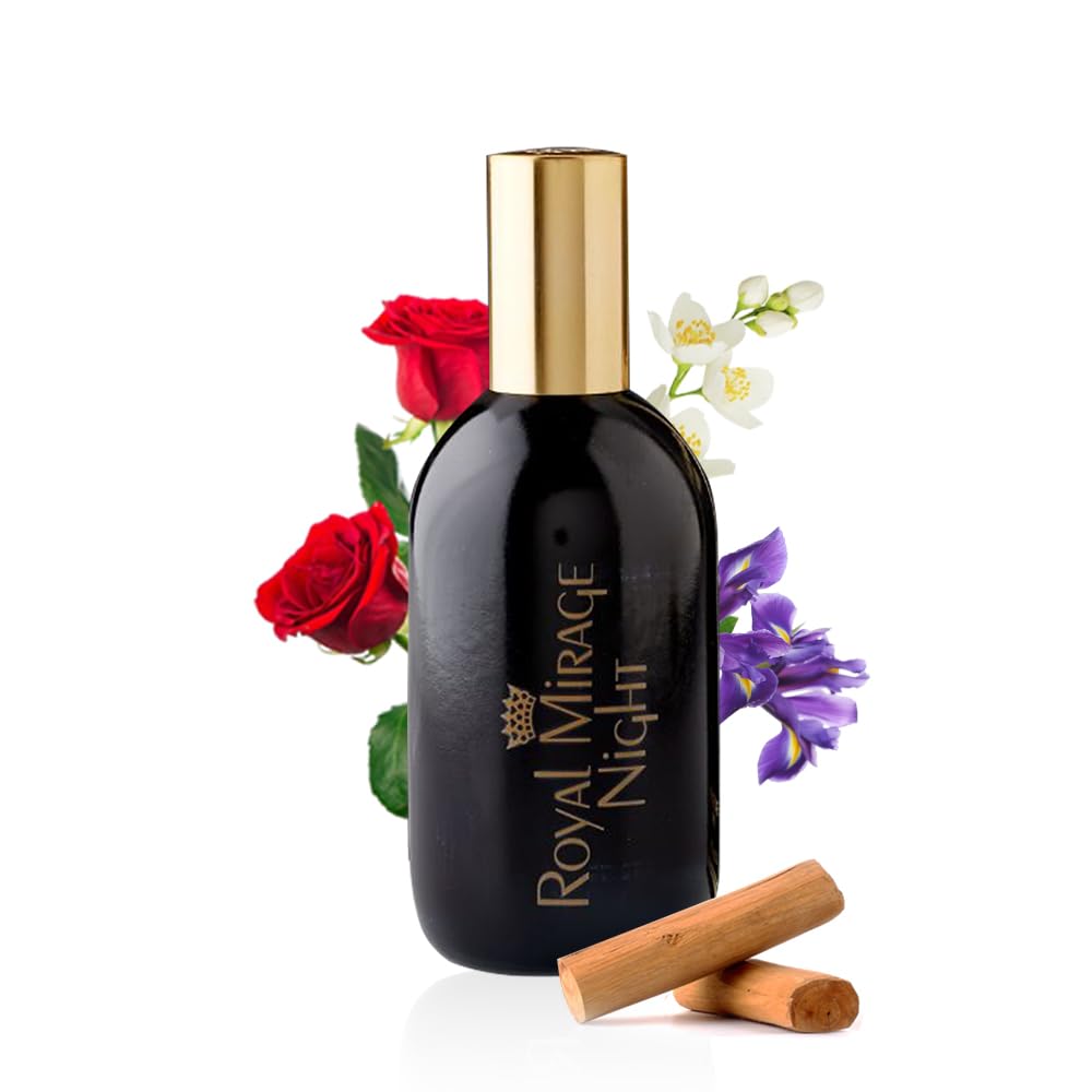 Royal Mirage Night EDC bottle closeup, showcasing premium craftsmanship and lasting fragrance.