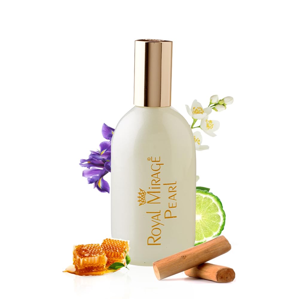 Royal Mirage Pearl EDC bottle front showing timeless elegance for daily wear.