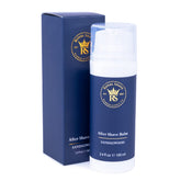 Royal Shave Aftershave Lotion bottle with sandalwood scent delivers refreshing hydration.