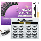 Royaomis magnetic eyelashes with eyeliner offer secure wear with six magnets for all-day confidence.