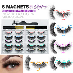 Royaomis reusable false lashes last multiple uses without sacrificing comfort.