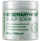 RoyceDerm Rosemary Mint Scalp Scrub bottle ready for a refreshing cleanse