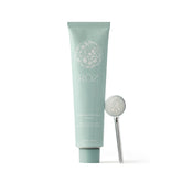RŌZ Foundation Mask bottle closeup showing vegan hydration for hair
