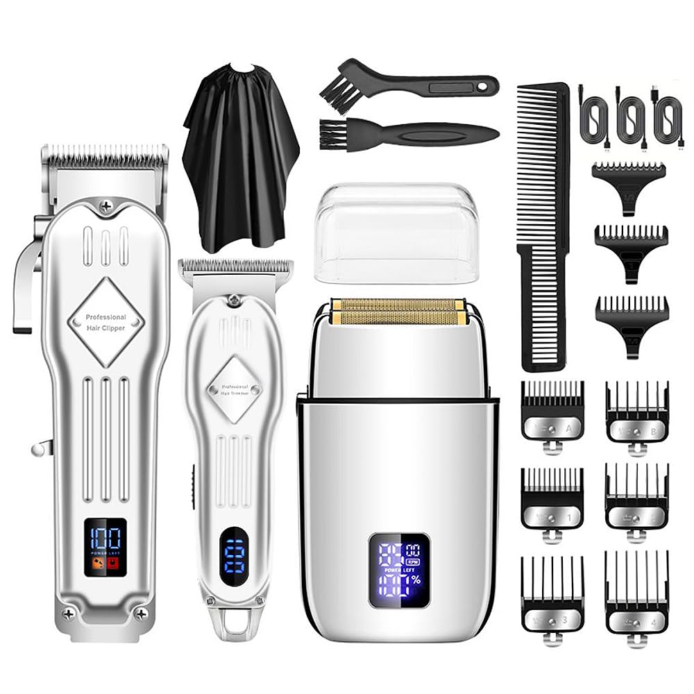 Roziapro hair clippers with large T-blade for fast, clean trims