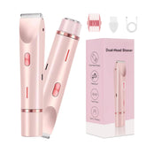 RtLvio Bikini Shaver dual head for precision grooming and irritation-free skin