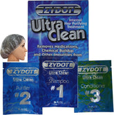 RU CLEAN Zydot Ultra Cleanse Shampoo bottle shows detox cleansing for hair follicles.