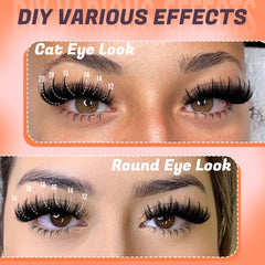 Ruairie 100D voluminous fiber clusters deliver bold fullness without heaviness.