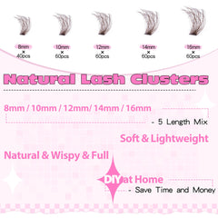 Ruairie 3d faux mink lash extensions – soft, lightweight for comfortable daily wear.